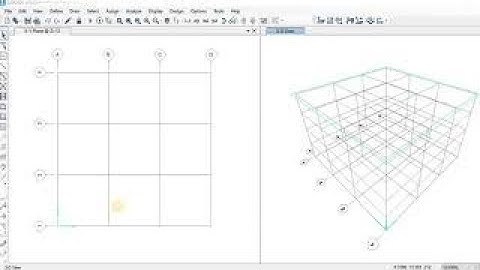 Grid system in sap2000