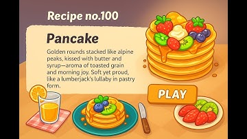 🍯 Cookingdom Recipe No.100 – Perfect Pancakes | Step-by-Step Cooking Game Walkthrough 🥞✨