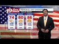 Memorial Day Weekend is heating up with a slight chance of rain