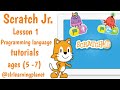 Scratch jr tutorials getting startedlesson 1coding for kidsurduhindi