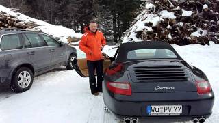 Porsche Power & Snow - Walter Röhrl und Chris.MTS