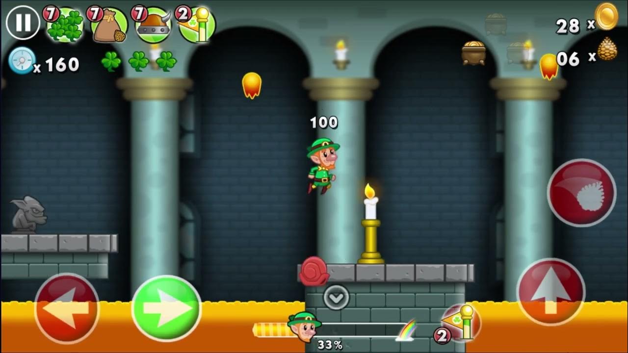 Lep's World Level 48 all pots of gold no booster [Gameplay Walkthrough