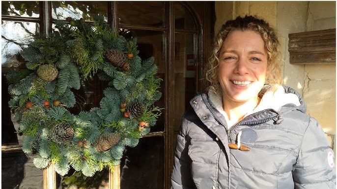 How to Make a Wreath Out of Branches • a traditional life