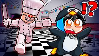 Escaping PAPAS PIZZA But im GUGUGAGA Penguin in Roblox!