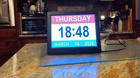 MASSII  2024 19 Alarms Dementia Clock 8" Large Display, DIY Custom Reminders, Review