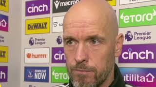 I will keep on fighting|Erick ten hag|post match interview|Crystal palace 4-0 Manchester united