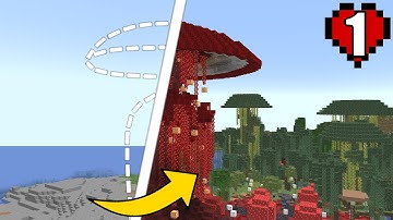 Creating a CUSTOM BIOME in Survival Minecraft!