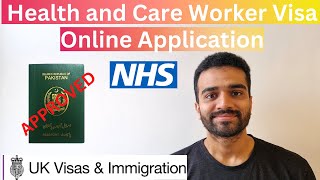 Health and Care Worker Visa Online Application screenshot 3