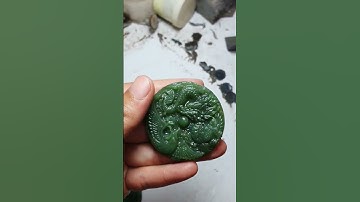 Mặt Dây Chuyền Rồng - Long Phụng Sum Vầy chất liệu Ngọc Bích Nephrite