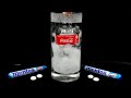 How To Freeze Liquid Using Mentos?! Instant COCA COLA Freezing!