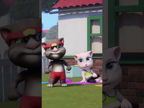 Говорящий Том и спорт #shorts #talkingtom #говорящийтом