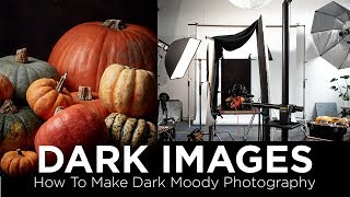 Dark Moody Food Photography Lighting Set Up