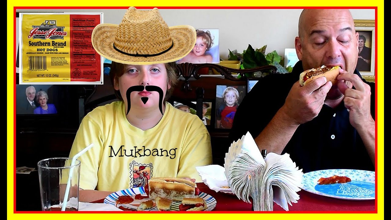Jesse Jones Hot Dogs Mukbang The Barkers YouTube