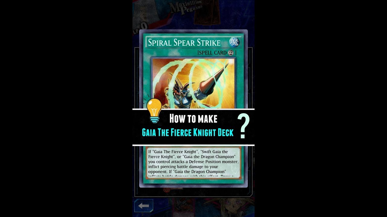 yugioh duel links gaia the fierce knight deck Amazon.com: Complete Custom Deck for Yu-Gi-Oh! main image 0