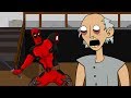 GRANNY THE HORROR GAME ANIMATION #4 : DeadPool Vs Scary Granny