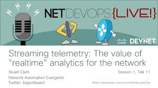 Streaming telemetry: The value of 'realtime' analytics for the network