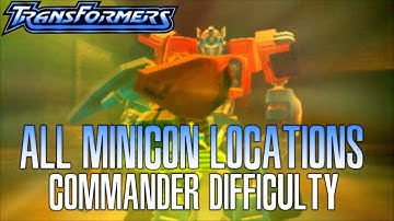 All Minicon Locations (Commander Difficulty) Transformers [PS2]