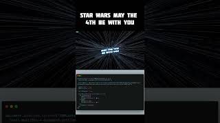 Star Wars May the 4th Be With You - HTML, CSS, JS #html #css #js #coding #project