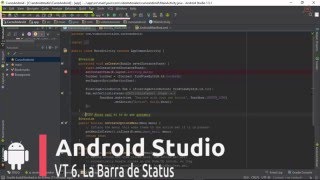06.- Curso de Android Studio. Barra de Status y Ayuda.