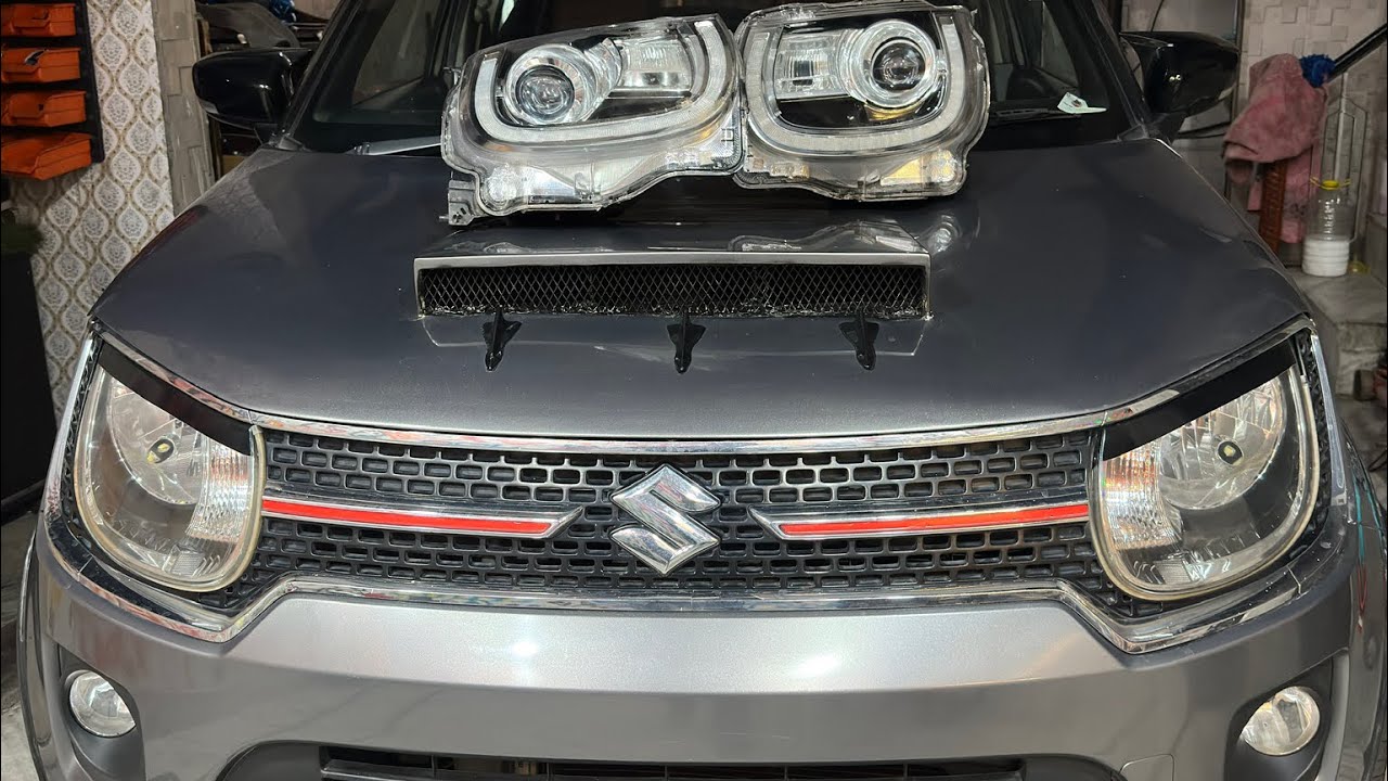 IGNIS BASE TO TOP MODEL HEADLIGHT ✅FULLY MODIFIED IGNIS 💝BATMAN INSPIRED 😍