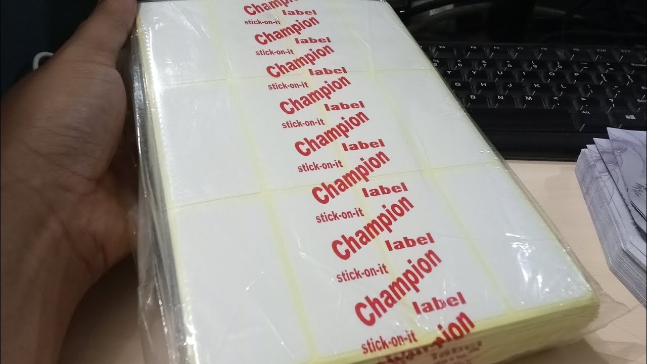 Unboxing Label Nama No.103 Rekomendasi Buat Undangan. Murah Langsung ...