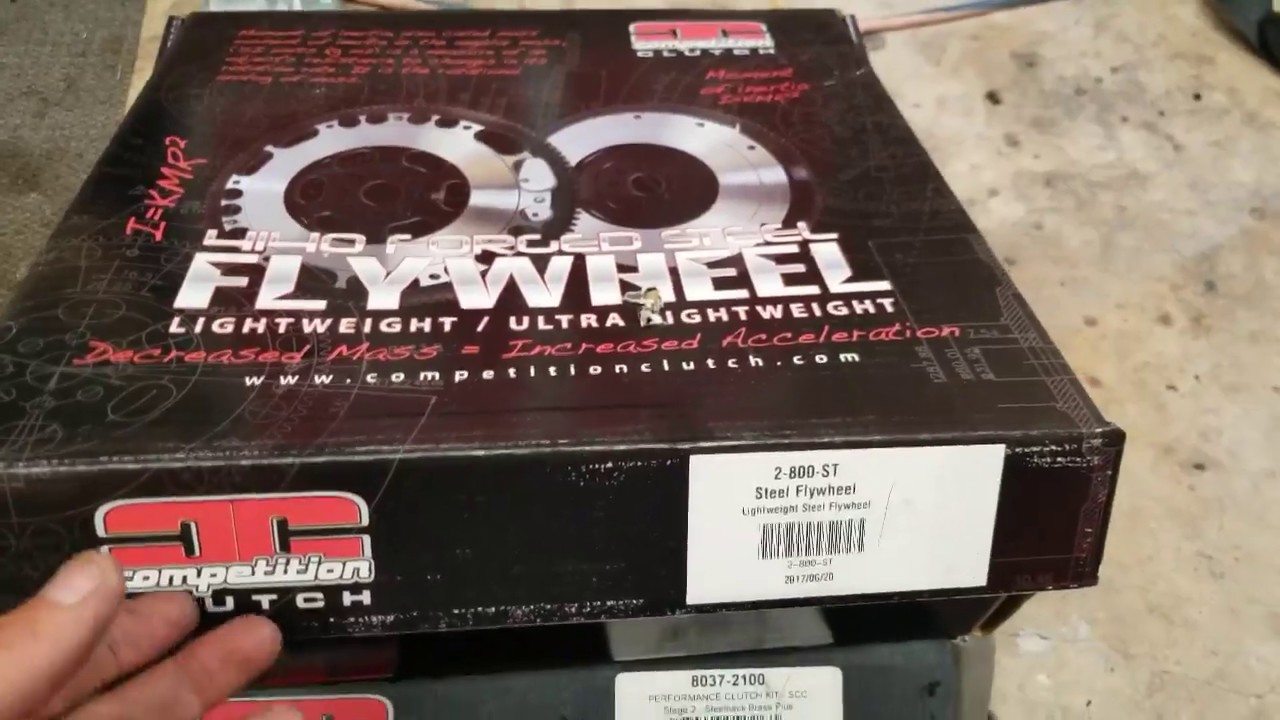 Competition clutch lightweight flywheel install on 2005 acura rsx type