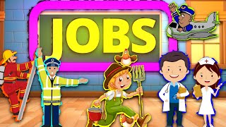 Jobs Learn Jobs In English Kids Vocabulary English Educational Video