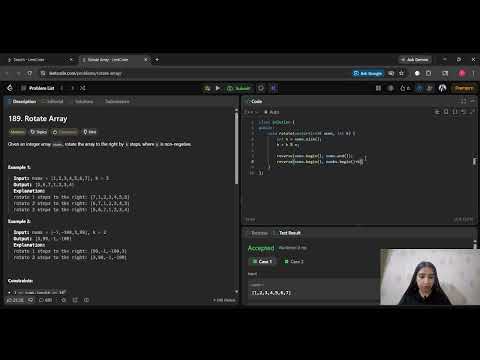 Rotate Array | LeetCode #189 | C++ | Easy Reverse Approach