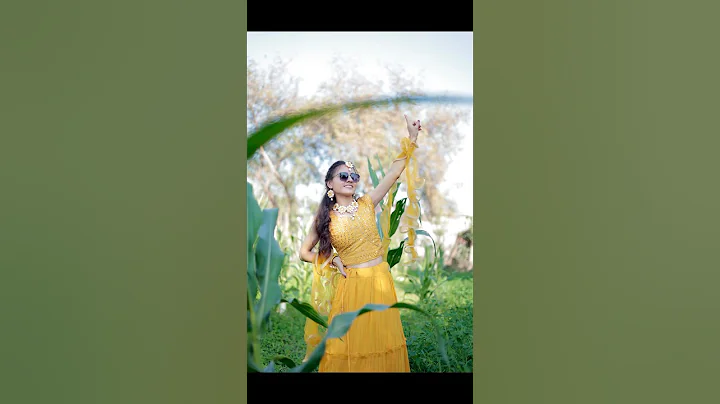 Try New Style Bride Shoot | Bride Haldi Ceremony Shoot Wedding#haldi#photoshoot#bride #shorts