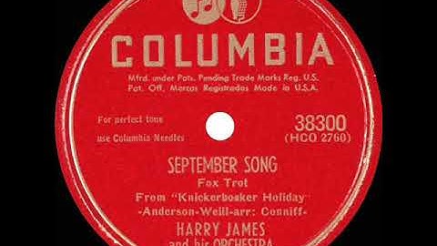 1947 Harry James - September Song
