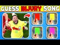  guess injury song can you guess football players by their songs and injuries  ronaldo messi