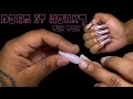 TIK TOK ACRYLIC NAIL HACK DOES IT WORK? CHEAP AND EASY ACRYLICS