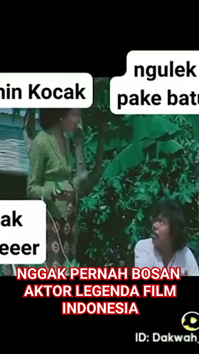 LEGENDA FILM INDONESIA #benyamin #benyaminsueb #benyamin#filmlucu
