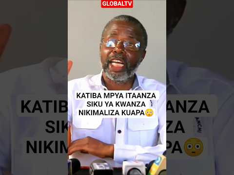 MGOMBEA URAIS KATIBA MPYA ITAANZA SIKU YA KWANZA NIKIMALIZA KUAPA Breaking Globaltv Cuf Ccm