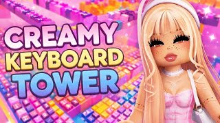 [ASMR] The Most Creamy Keyboard Tower In Roblox 🤍 (ADDICTIVE) | Keyboard Sounds & Lofi Music • screenshot 5