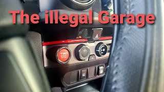 The illegal Garage's Tacoma gets a red engine start button