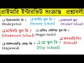 বিভিন্ন ধরনের শিশু বিদ্যালয়ের বৈশিষ্ট্য||  Characteristics of Different Types of Pre-Primary Schools