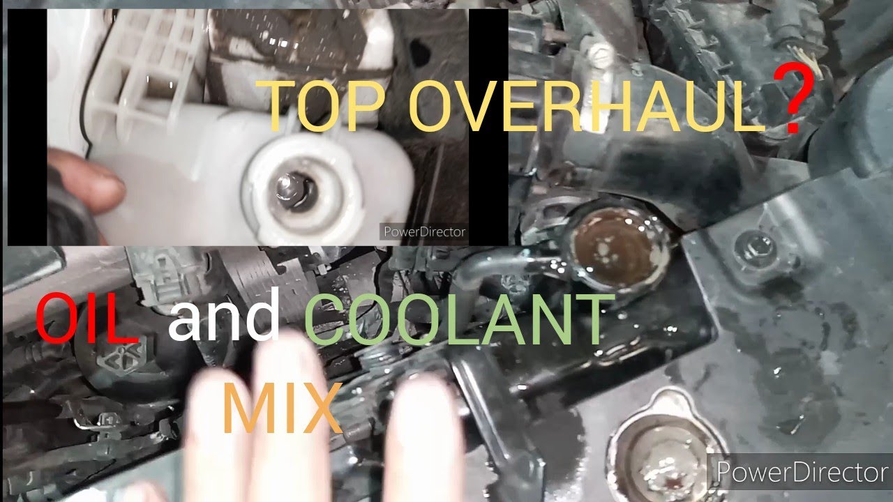 OIL AND COOLANT MIX HYUNDAI ACCENT CRDI YouTube