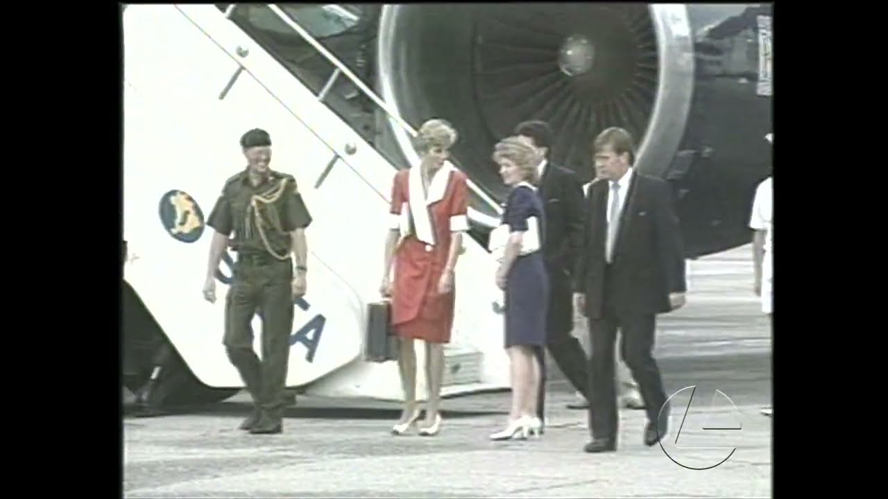 TV Liberal mostra ao vivo a chegada da Princesa Diana em Belém, em 1991