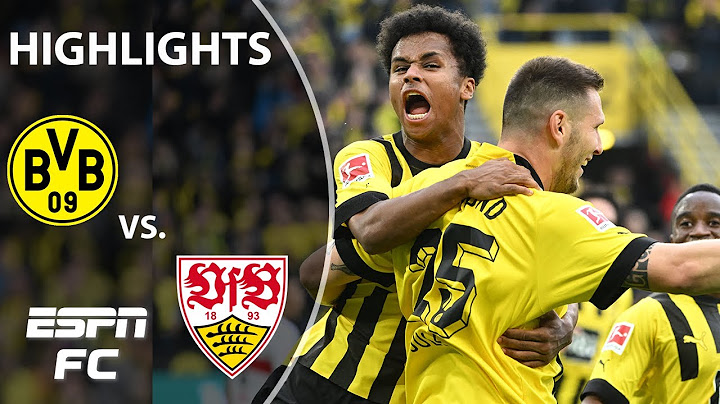 Dortmund dominates 5-0 vs. Stuttgart | Bundesliga Highlights | ESPN FC