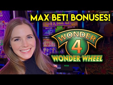 Wonder 4 Wonder Wheel Bonuses! Can I Get The 50x Multiplier?