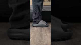 Yeezy Slide Onyx 2023 Restock Unboxing!! On Foot Look!