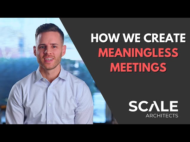 How we create meaningless meetings