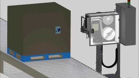 SA2100 Dual-Panel Pallet Labeler
