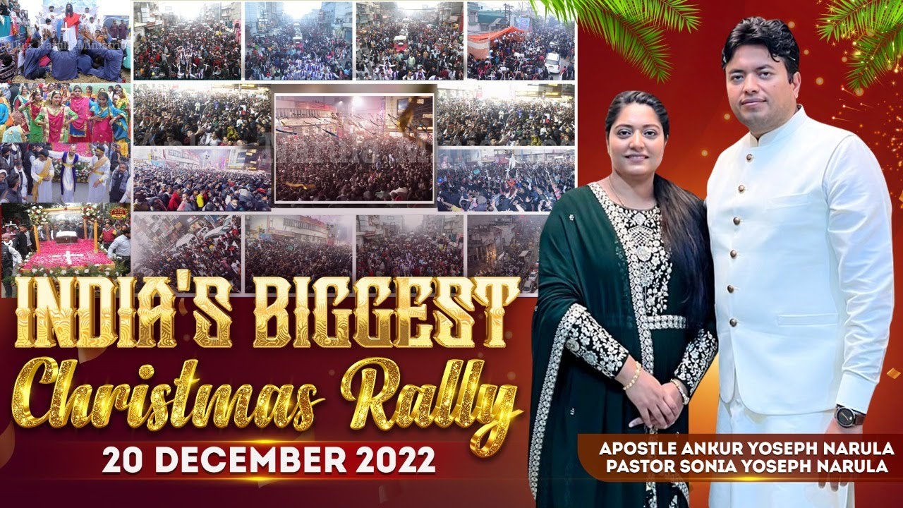 THE GRAND CHRISTMAS RALLY on (20122022) ANKUR NARULA MINISTRIES YouTube