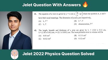 JELET 2022 | Physics Question Paper Solved | Jelet Answer key #jelet #wbjee #motivation #pw #diploma
