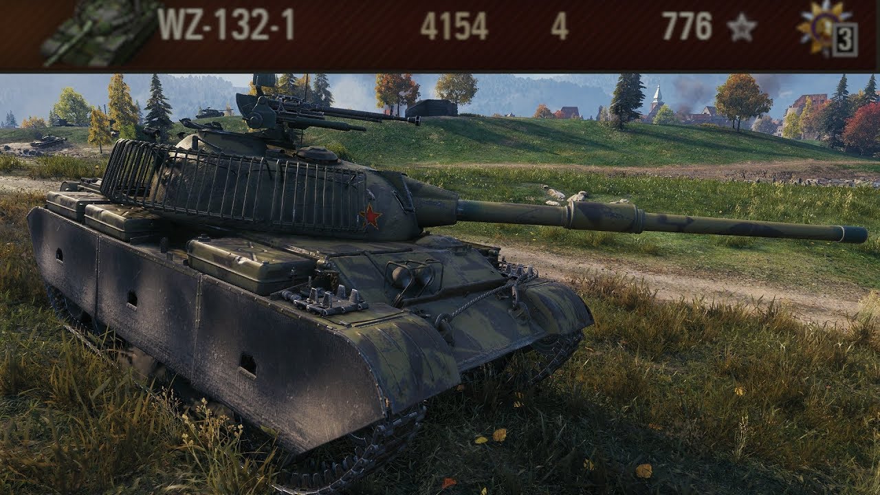 Wz 132 1 4k Dmg World Of Tanks Gameplay Youtube