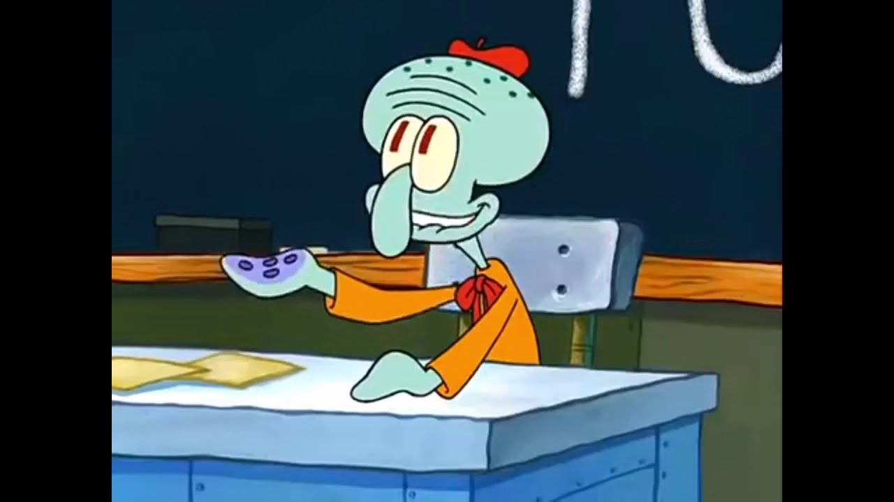spongebob how to draw a circle