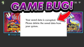 New BUG/GLITCH WIPING Save Data in Pokemon Scaret and Violet