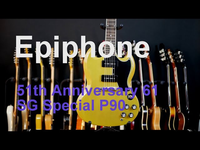 Epiphone 50th Anniversary 1961 SG Special P90 2011, guitar test